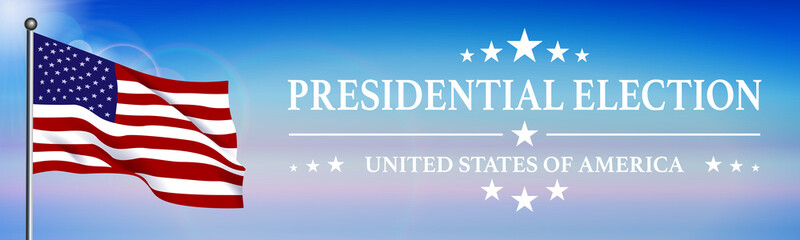 Presidential Election 2024 Background Banner