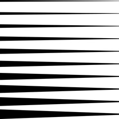 Halftone triangular black horizontal stripes. Abstract fade background. Vector illustration.	