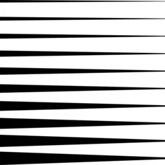 Fotobehang Halftone triangular black horizontal stripes. Abstract fade background. Vector illustration.  © Віталій Баріда
