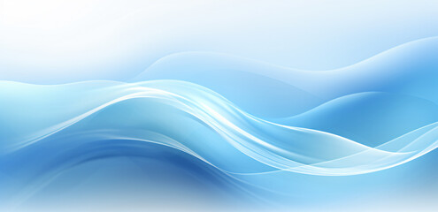 blue curved lines with white background, in the style of vibrant colorist, smokey background