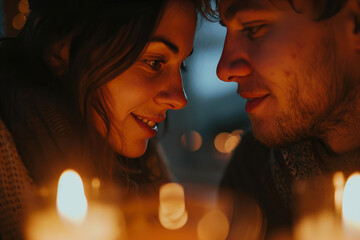 Soulful Stares in a Romantic Setting