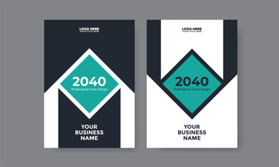 Clean and unique cover page design, corporate brochure, creative booklet, flyer, magazine, editable vector, eye-catching, corporate cover design in a4 size