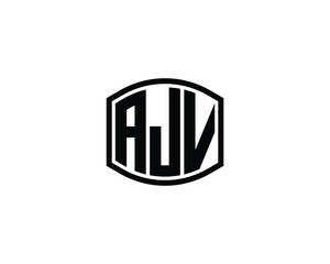 AJV Logo design vector template