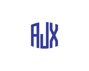 AJX Logo design vector template