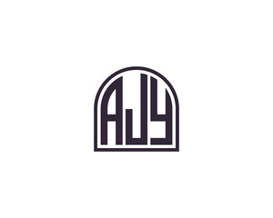 AJY Logo design vector template