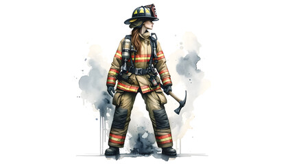 Fototapeta premium Women's Day watercolor on white background