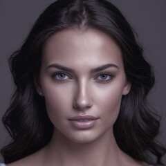 Obraz premium Photo portrait of a beautiful girl.