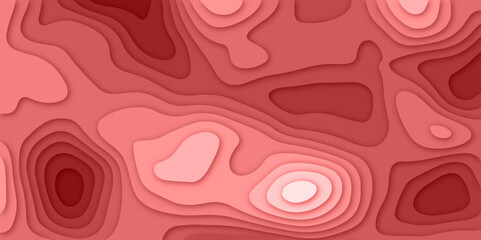 Abstract illustration of a splash. Paper cut background. Abstract realistic paper decoration.