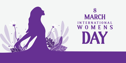 Happy women's day greeting background
