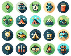 Summer car trips to the mountains, vacation, vacation, summer