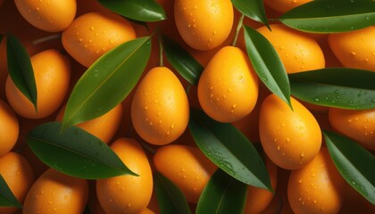 Abstract realistic mango background