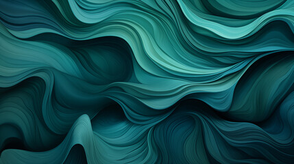 Teal and Green Nebulous Blurs Backgrounds
