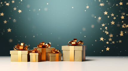 Holiday gift box. Birthdays, holiday anniversaries, Valentine's Day and weddings