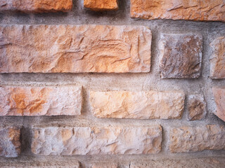 Brick wall rough grunge texture.