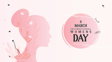 Happy Women's day greeting background