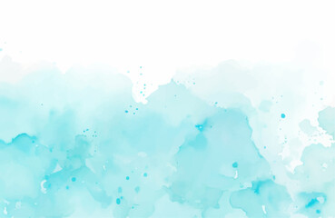 Blue watercolor background, abstract watercolor background