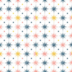 Fototapeta na wymiar Nautical compasses seamless pattern. Gift wrapping, wallpaper, background. Columbus Day
