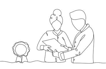 Gratitude. Certificate. Job. Employee. Presentation