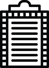 City sky building icon outline vector. Design edifice. Structure panorama