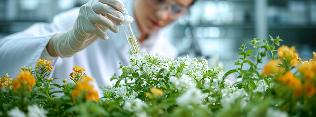 laboratory research on the beneficial properties of plants