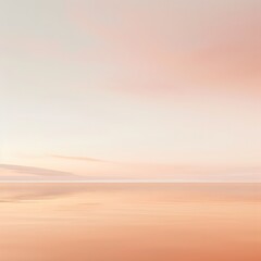 A serene and minimalist desktop background featuring the tranquil 'Peach Fuzz' color, gentle and calming style