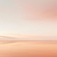 A serene and minimalist desktop background featuring the tranquil 'Peach Fuzz' color, gentle and calming style