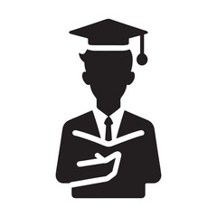 Academic Aegis: Lecturer Silhouettes Holding the Aegis of Academic Excellence and Educational Mentorship - Lecturer Illustration - Lecturer Vector
