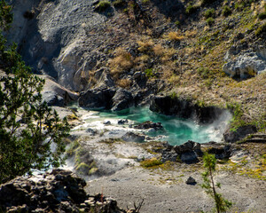 hot spring along Hot Creek