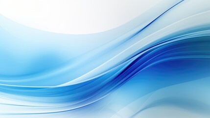 Obraz premium abstract light blue background with clean and airy waves, modern textured backdrop, technology, business and science concept