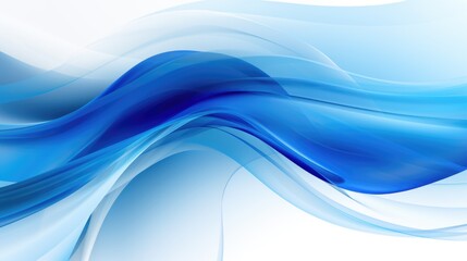 Fototapeta premium abstract light blue background with clean and airy waves, modern textured backdrop, technology, business and science concept
