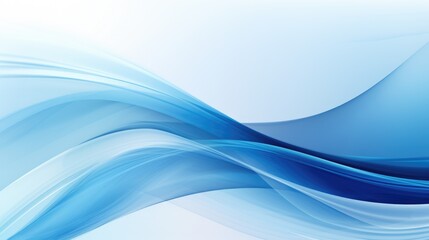 Fototapeta premium abstract light blue background with clean and airy waves, modern textured backdrop, technology, business and science concept 