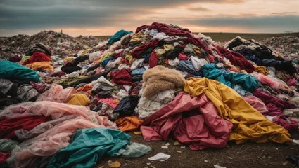 Abwaschbare Fototapete clothes dump © Анастасия Макевич
