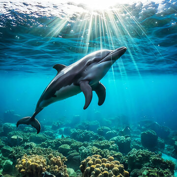 A dolphin AI generated. Good looking. 

