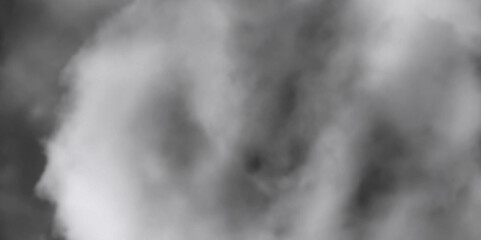 Abstract background with black sky with white clouds. Abstract grunge gray shades gradient watercolor background. Black and white ink effect water color illustration.