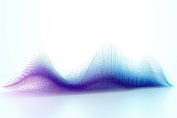 Futuristic Infographic with 3D Wave Points