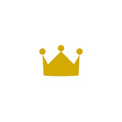 Crown icon isolated on white background  