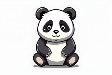 cute panda cartoon stickers