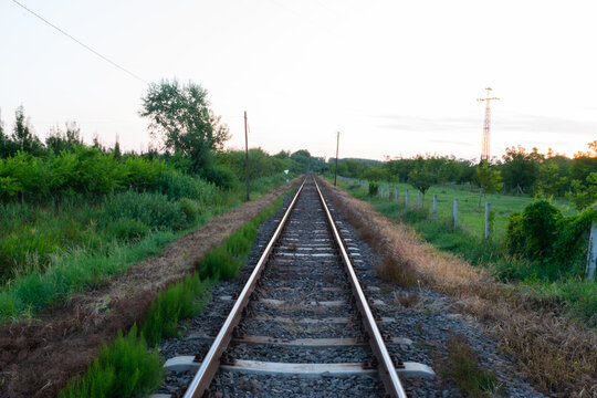 railway in the countryside