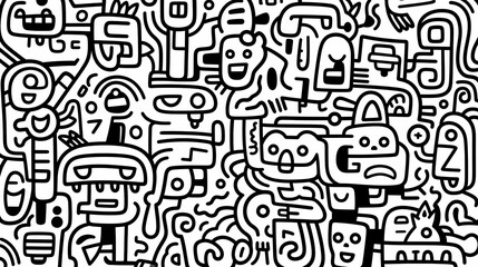 Cute graffiti art abstract background poster web page PPT, art background