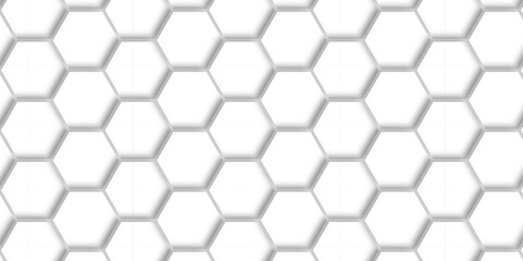 Background with hexagons. Abstract background with cell. white texture background. hexagon abstract background. Surface polygon pattern with glowing hexagon paper texture and futuristic business.