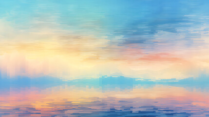 Naklejka na ściany i meble Abstract background of heavenly horizon spectrum, graphic design