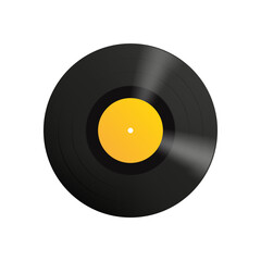Vinyl record for gramophone. Vector illustration