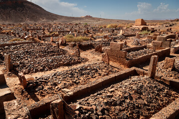 Muslim cemetery.Morocco