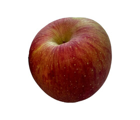 red apple isolated on white