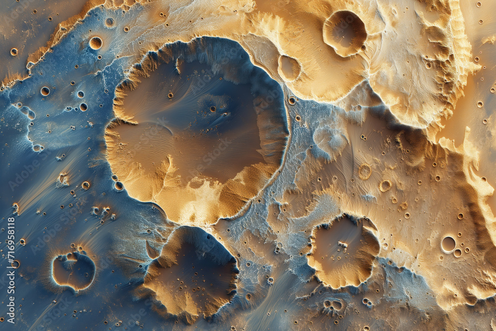 Poster mars surface texture. background image. created with generative ai technology