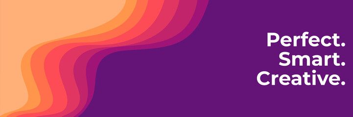 colorful fun wave pattern vector illustration good for web banner, ads banner, booklet, wallpaper, background template, and advertising