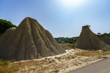 Calanques of Aliano, in Matera province, Italy