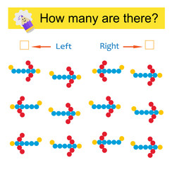 Math activity for kids. Developing numeracy skills. Cartoon plane