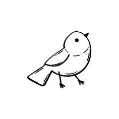 svg animal forest doodle element set 1