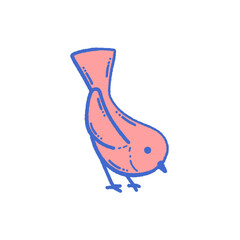 svg animal forest doodle element set 1